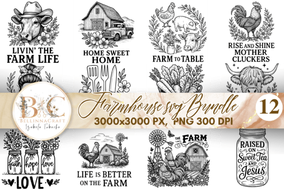 Download Farmhouse SVG Bundle Funny Farm Saying - Farm Collection