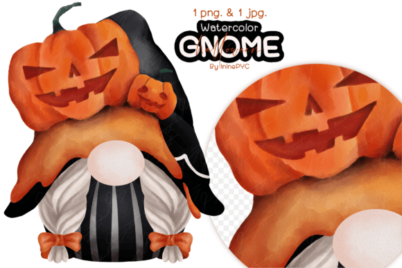 Download HALLOWEEN GNOME Watercolor - Gnome Collection