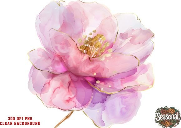 Download Spring Peonies Watercolor Clipart - Spring Collection