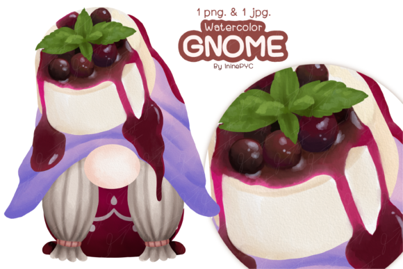 Download SWEETS GNOME Watercolor - Gnome Collection