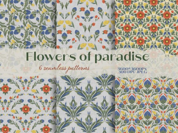 Download Flowers of Paradise Collection Printing - Collection Collection