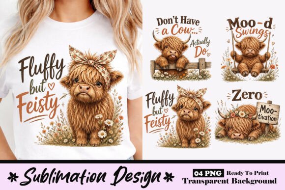 Download Fluffy but Feisty Highland Cow Cute Farm - Farm Collection