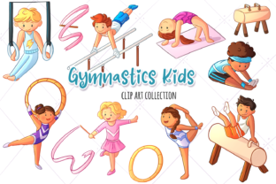 Download Gymnastics Kids Clip Art Collection - Collection Collection