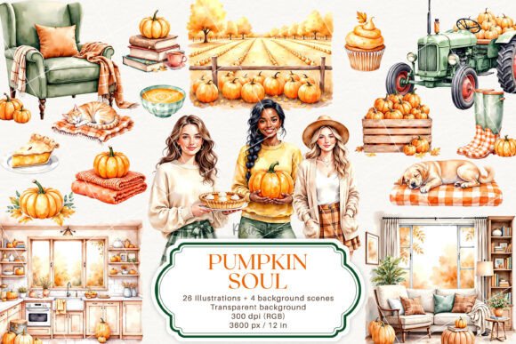 Download Fall Pumpkin Harvest, Cozy Autumn Farm - Farm Collection