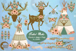 Download Tribal Wildlife Clipart in Browns - Wildlife clipart Collection