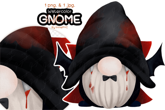Download HALLOWEEN GNOME Watercolor - Gnome Collection