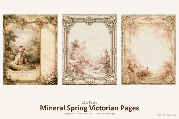 Download Mineral Spring Victorian Pages - Spring Collection