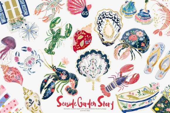 Download Preppy Coastal Clipart Png Collection - Premium Resources