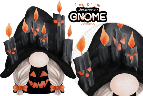 Download HALLOWEEN GNOME Watercolor - Gnome Collection