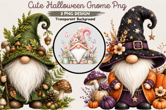 Download Cute Halloween Gnome Png,adorable Gnome - Gnome Collection