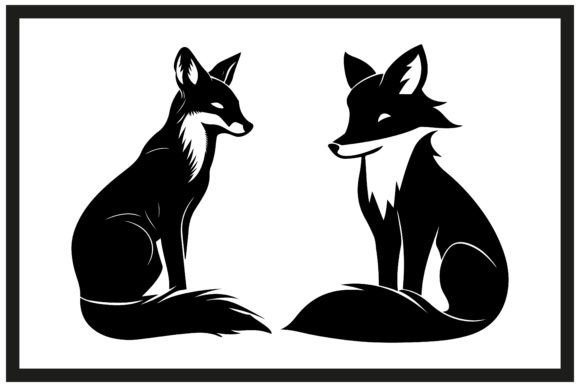 Download Fox Silhouette Stock Vector Illustration - Fox Collection