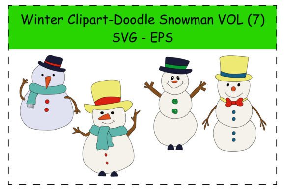 Download Winter Snowman Clipart Collection - Collection Collection