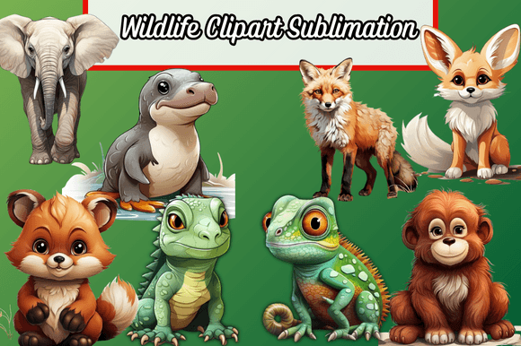 Download Wildlife Clipart Sublimation - Wildlife clipart Collection