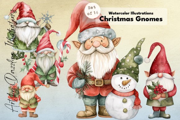 Download Christmas Gnomes | Holiday Clipart - Gnome Collection
