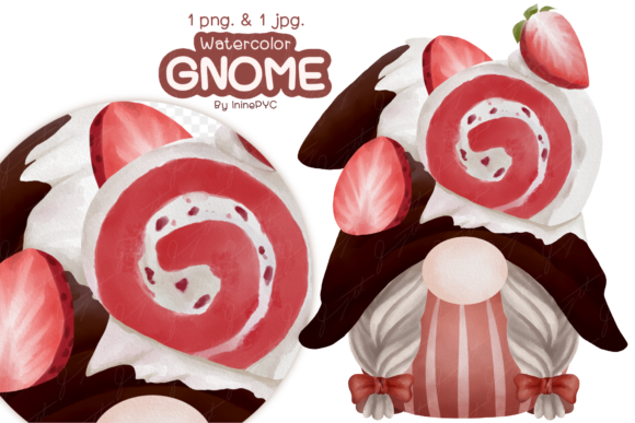 Download SWEETS GNOME Watercolor - Gnome Collection