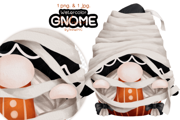 Download HALLOWEEN GNOME Watercolor - Gnome Collection