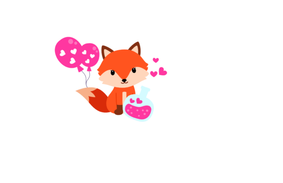 Download Baby Fox Cute Valentine &amp; Love Potion - Fox Collection