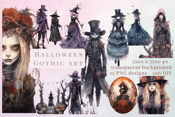 Download Spooky Art Scarecrow Skeleton Collection - Collection Collection