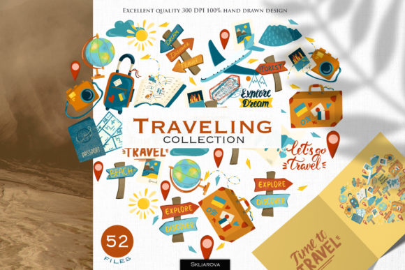Download Traveling. Graphic Collection. - Collection Collection