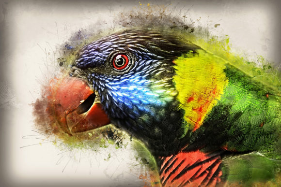 Download Grunge Style Bird Printable Graphics 02 - Bird printable Collection