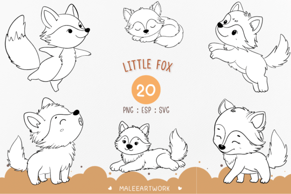 Download Little Fox Clipart, Cute Baby Fox - Fox Collection