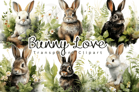 Download Watercolor Baby Bunny Clipart - Premium Resources