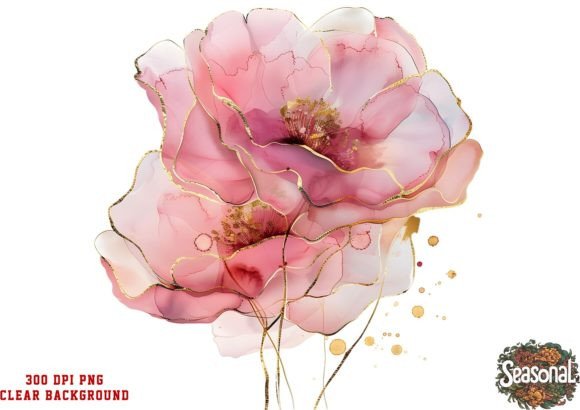 Download Spring Peonies Watercolor Clipart - Spring Collection