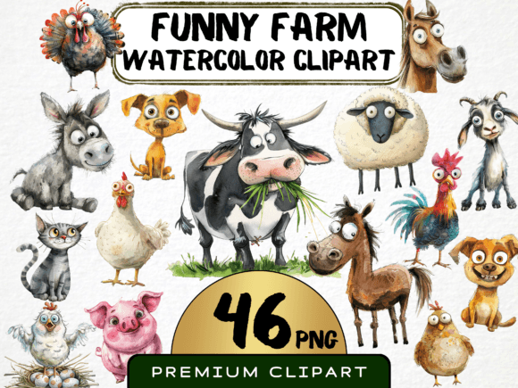 Download Funny Farm Animals Vol.2 - Farm Collection