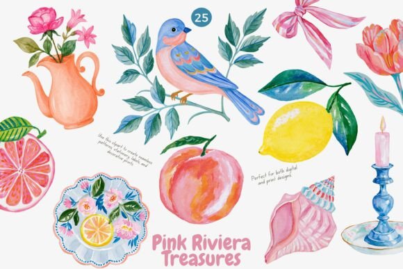 Download Coastal Watercolor Clipart Collection - Collection Collection
