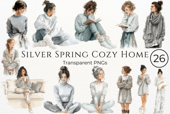 Download Silver Spring Cozy Home Clipart - Spring Collection