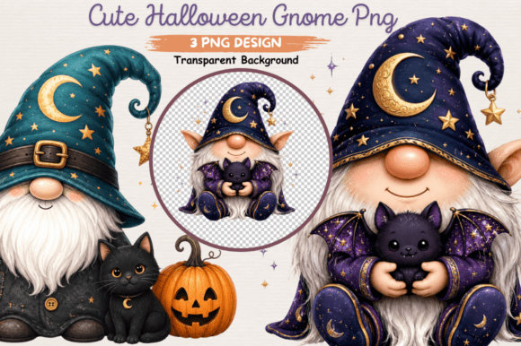Download Cute Halloween Gnome Png,adorable Gnome - Gnome Collection