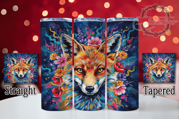 Download Fox Portrait Wildlife Art 20oz Tumbler - Fox Collection